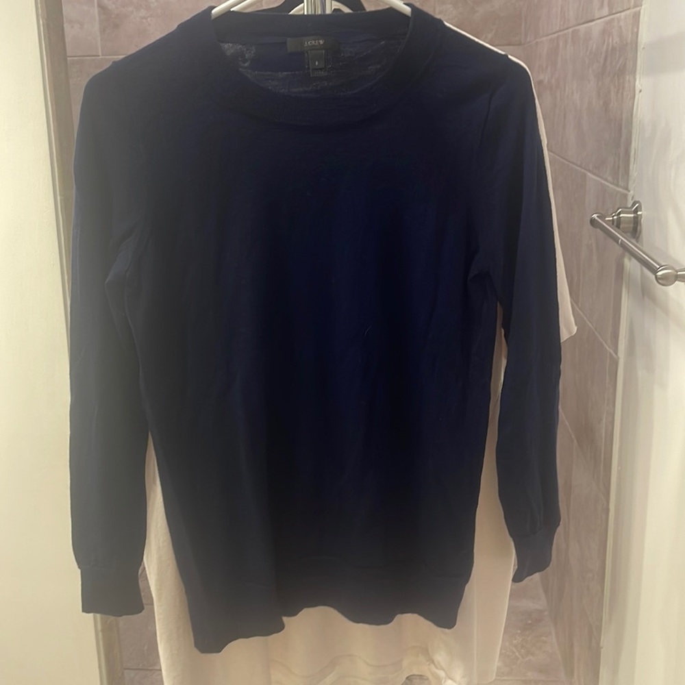 Navy blue sweater